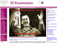 Tablet Screenshot of elescarmiento.com.ar